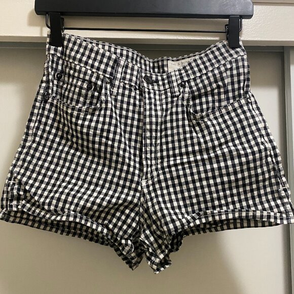 rag & bone Gingham Shorts - Picture 1 of 3